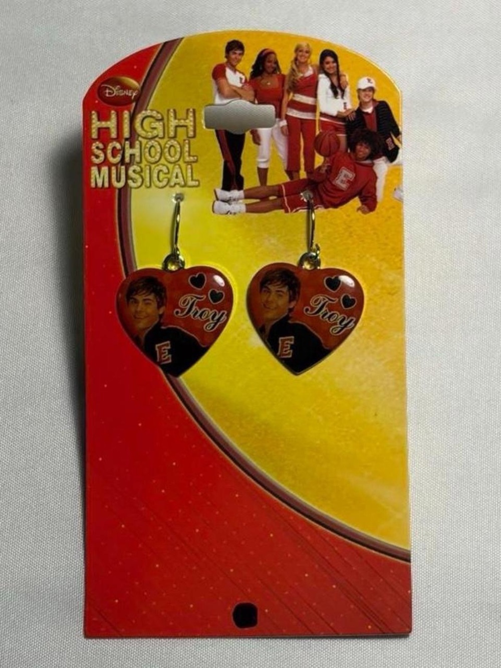 Disney High School Musical Red Troy Earrings